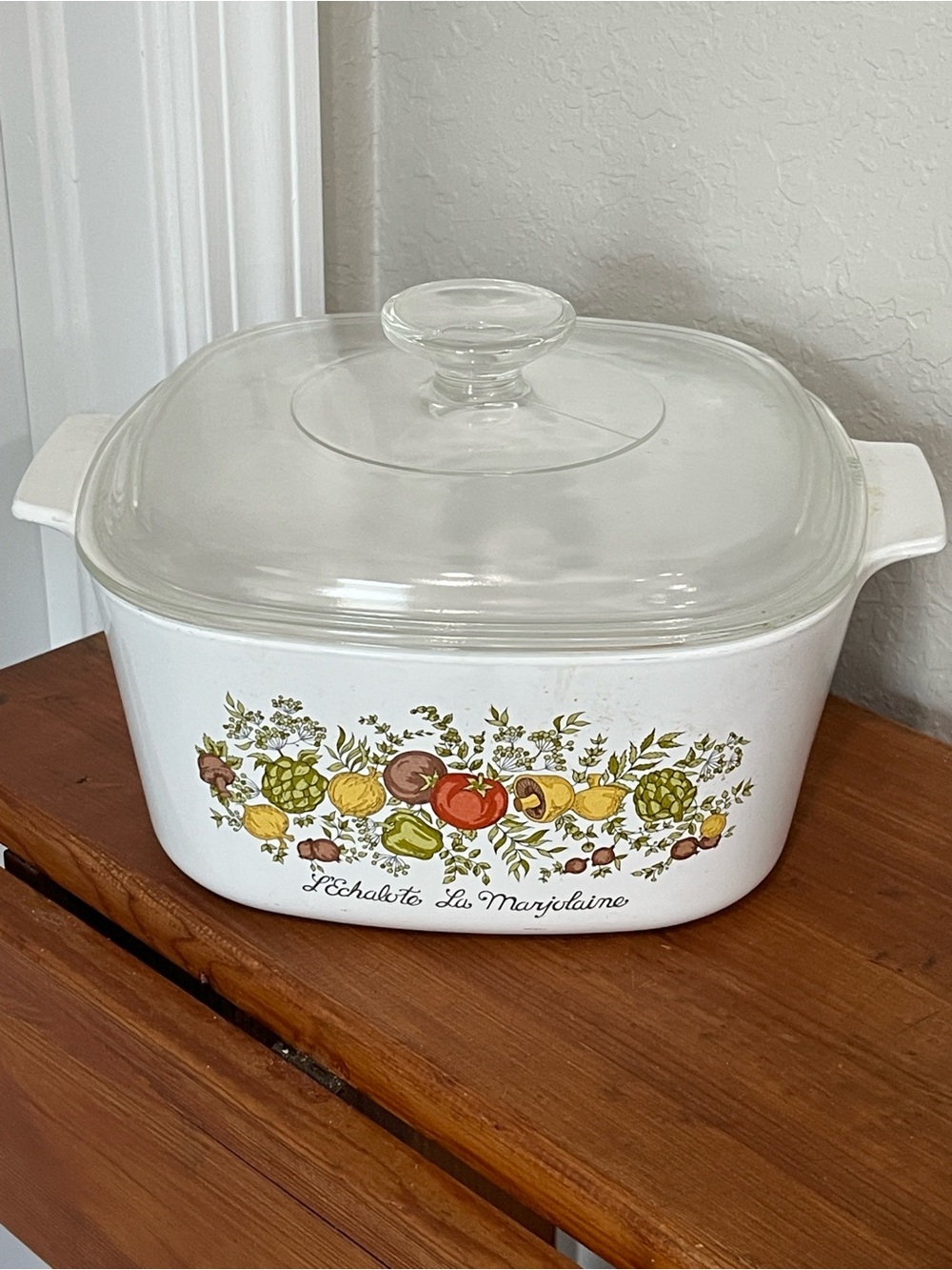 Corning Ware VTG Spice of Life A3B Spice of Life 3Qt with lid USA